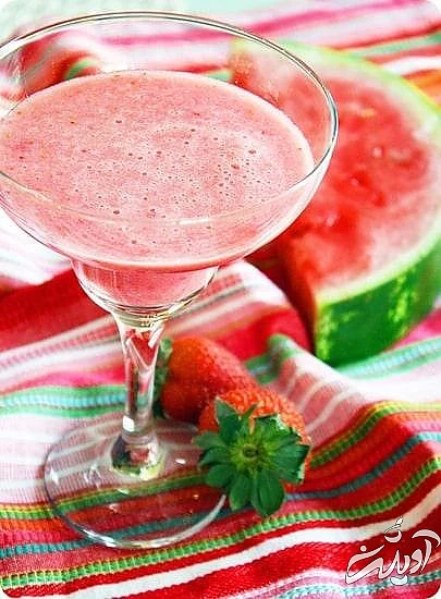 طرز تهیه اسموتی هندوانه اسموتی هندوانه